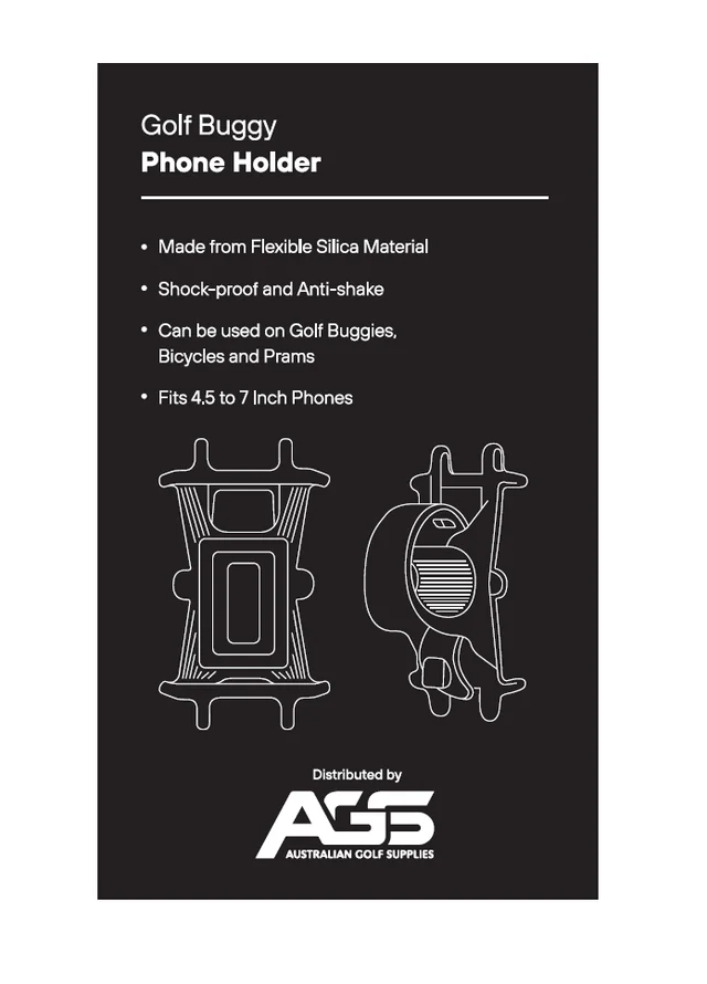 Australian Golf Supplies - Golf Buggy Phone Holder - Image 2