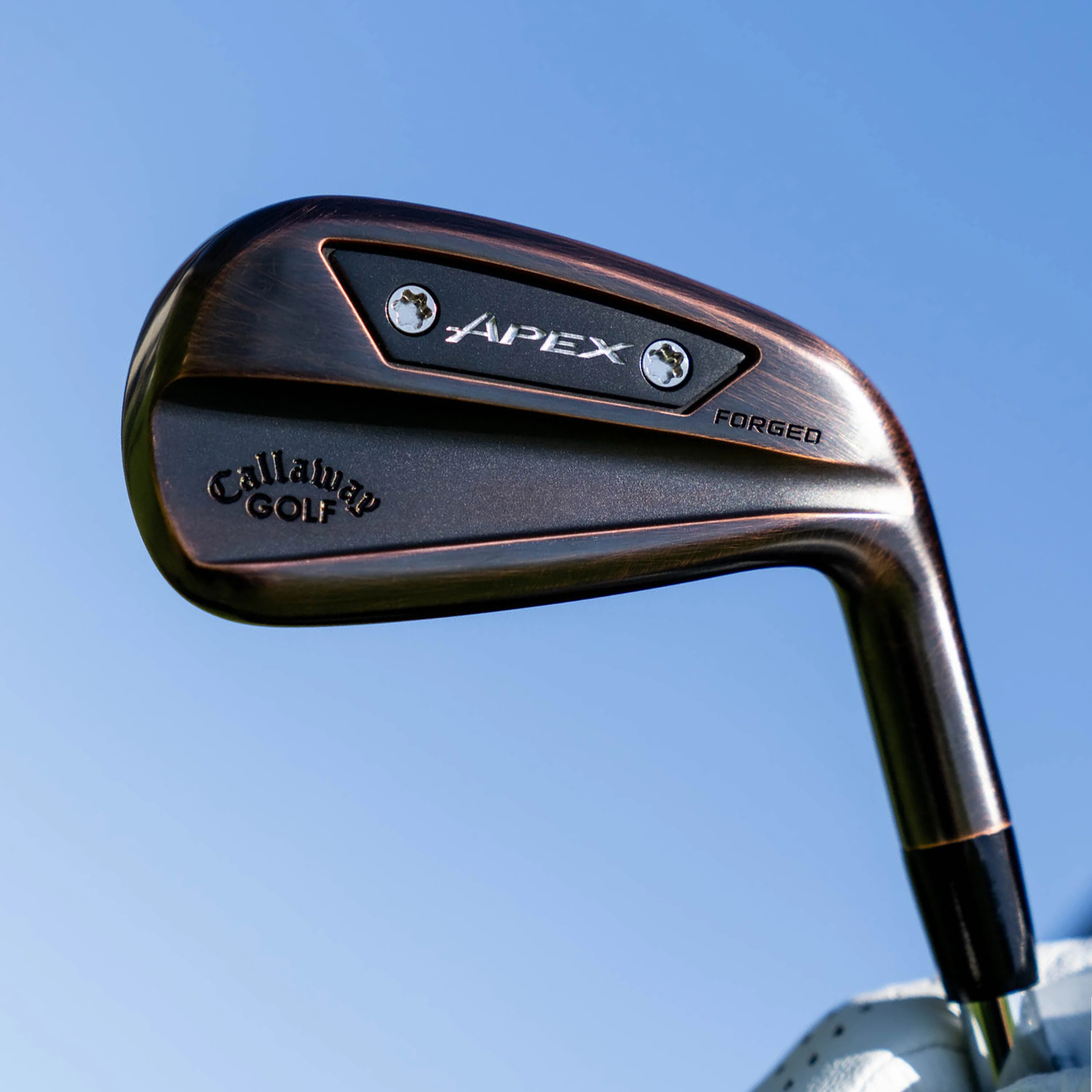 Callaway APEX Ai200 Brushed Copper Irons Steel RH - Image 5