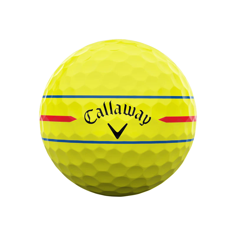 Callaway Chrome Soft Yellow 360 Triple Track 2024 Golf Balls - Image 3