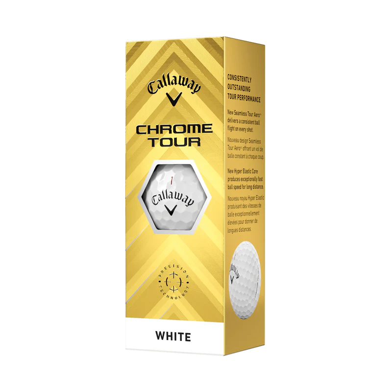 Callaway Chrome Tour 2024 Golf Balls White - Image 4