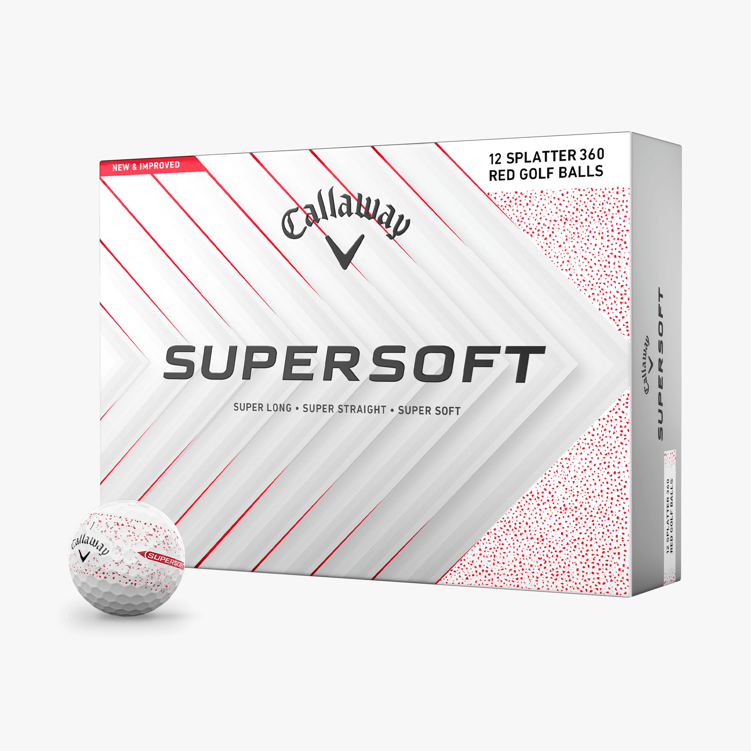 Callaway Supersoft Splatter Golf Balls 2025 - Image 9