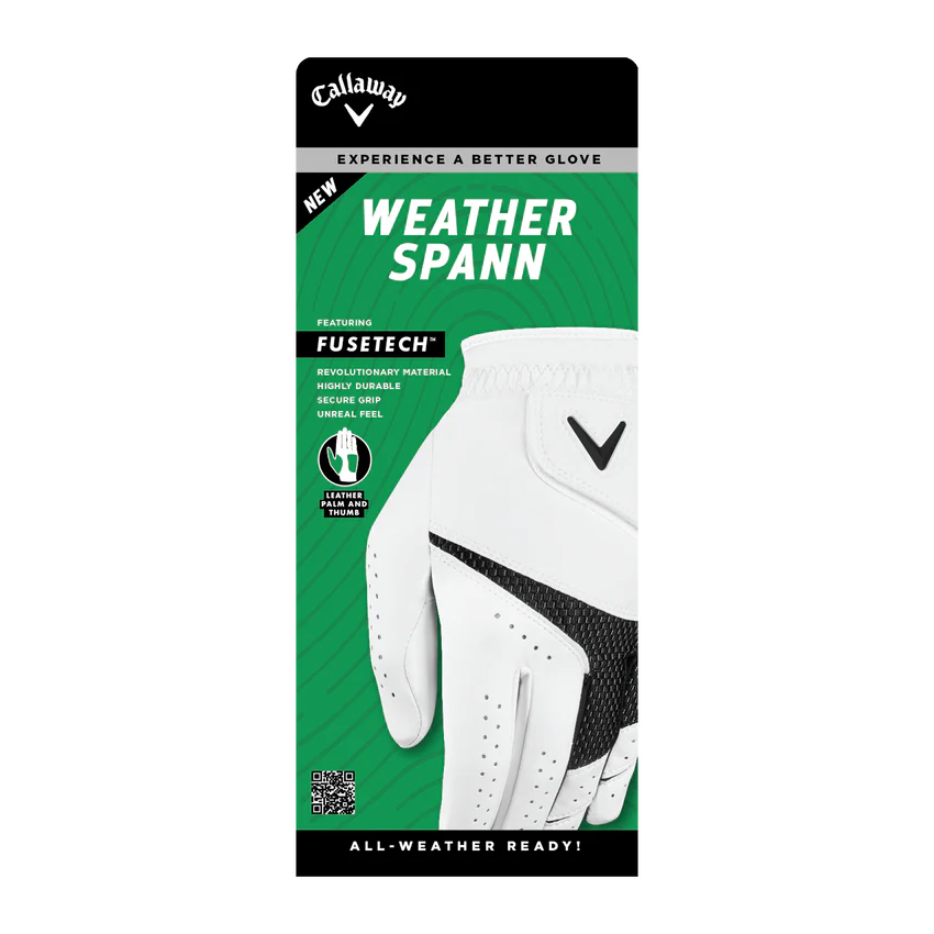 (3 Pack) Callaway Weather Spann 2023 Golf Glove (mens) - Image 3
