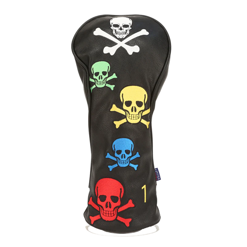 CMC Design Skull and Crossbones Driver Cover Black