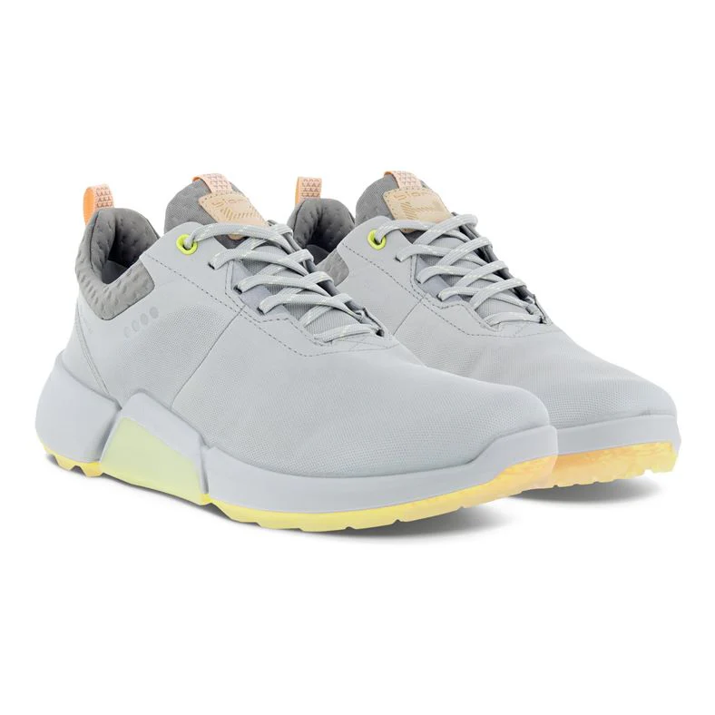 ECCO W Biom Hybrid 4 Golf Shoes- Concrete/Peach Nectar - Image 3