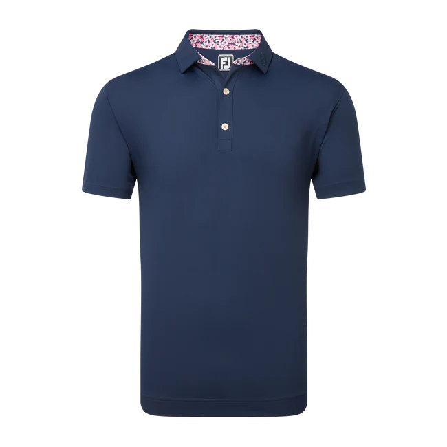 FootJoy 24 Pique Solid Primrose Trim Polo Shirt - Image 3
