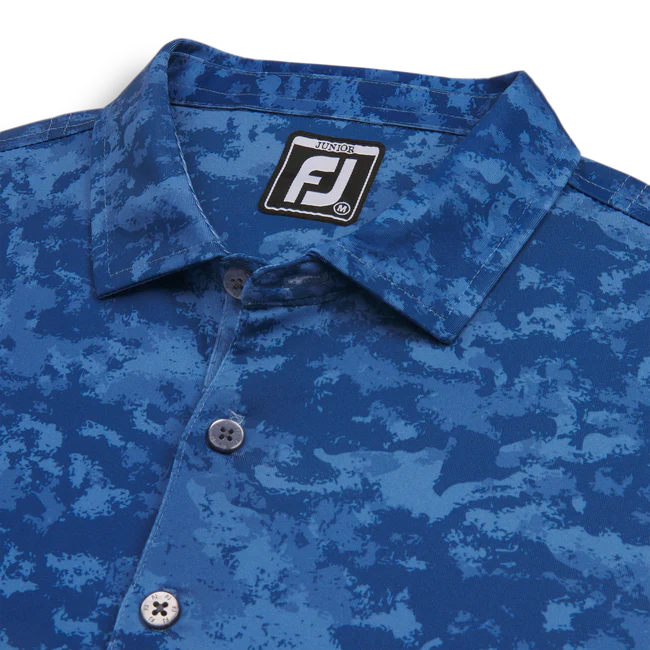 Footjoy Boys Cloud Camo Shirt - Image 2