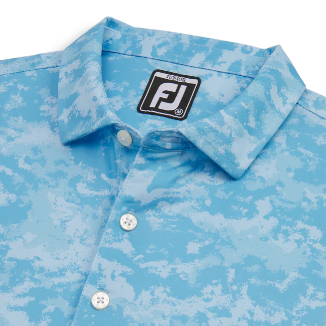 Footjoy Boys Cloud Camo Shirt - Image 4