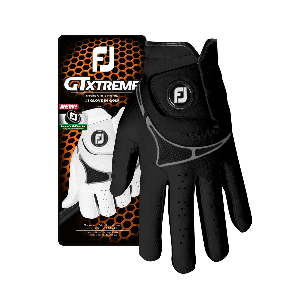 FootJoy GTXTREME Men's Golf Glove Left Hand Black / White - Image 2
