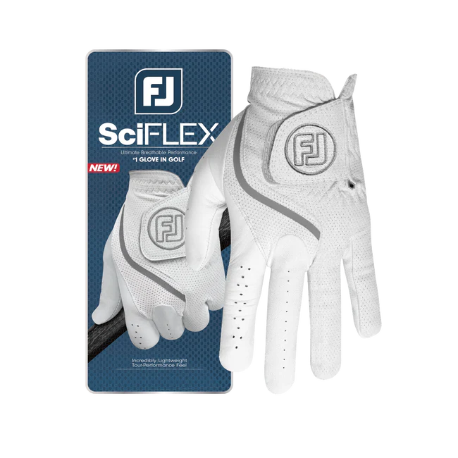 FootJoy SciFlex Men's Golf Glove Left Hand White