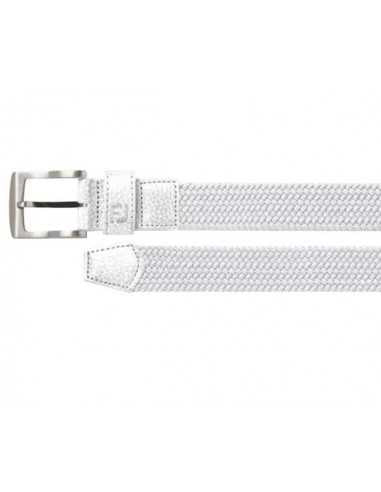 FootJoy Ladies Braided Belt White/Navy/Pink - Image 3