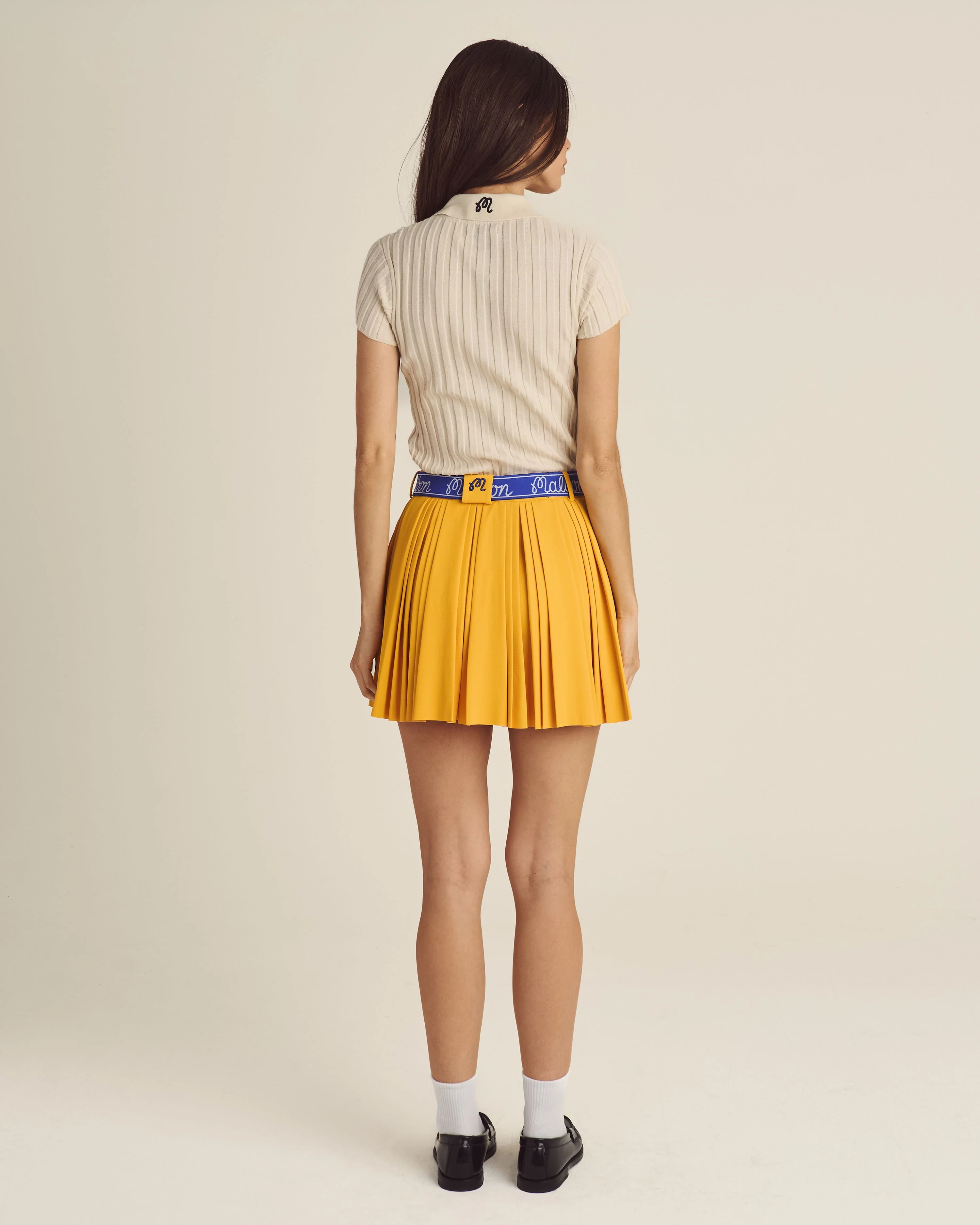 Malbon Elea Rib Knit Polo - Image 4