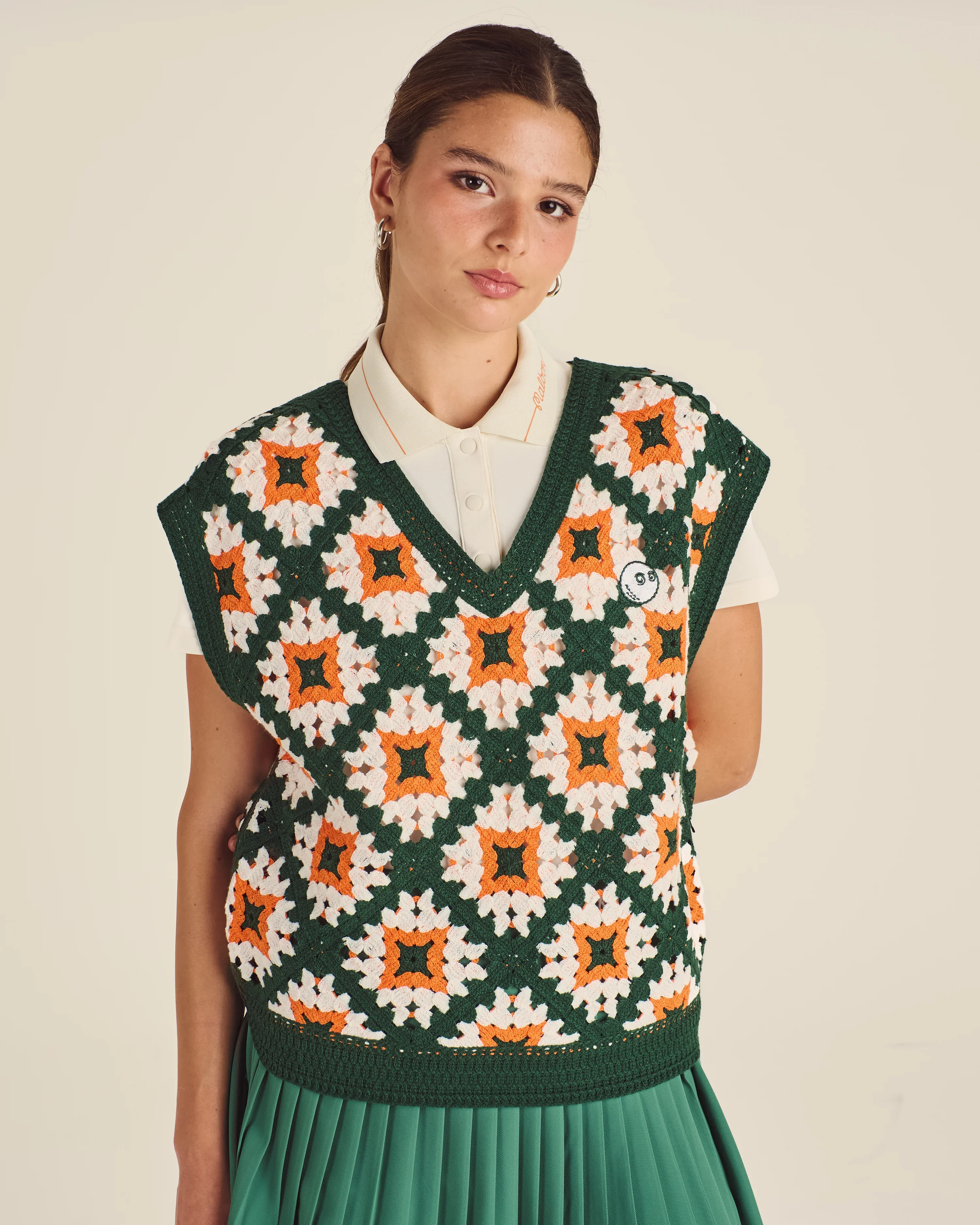 Malbon Bianca Knit Vest