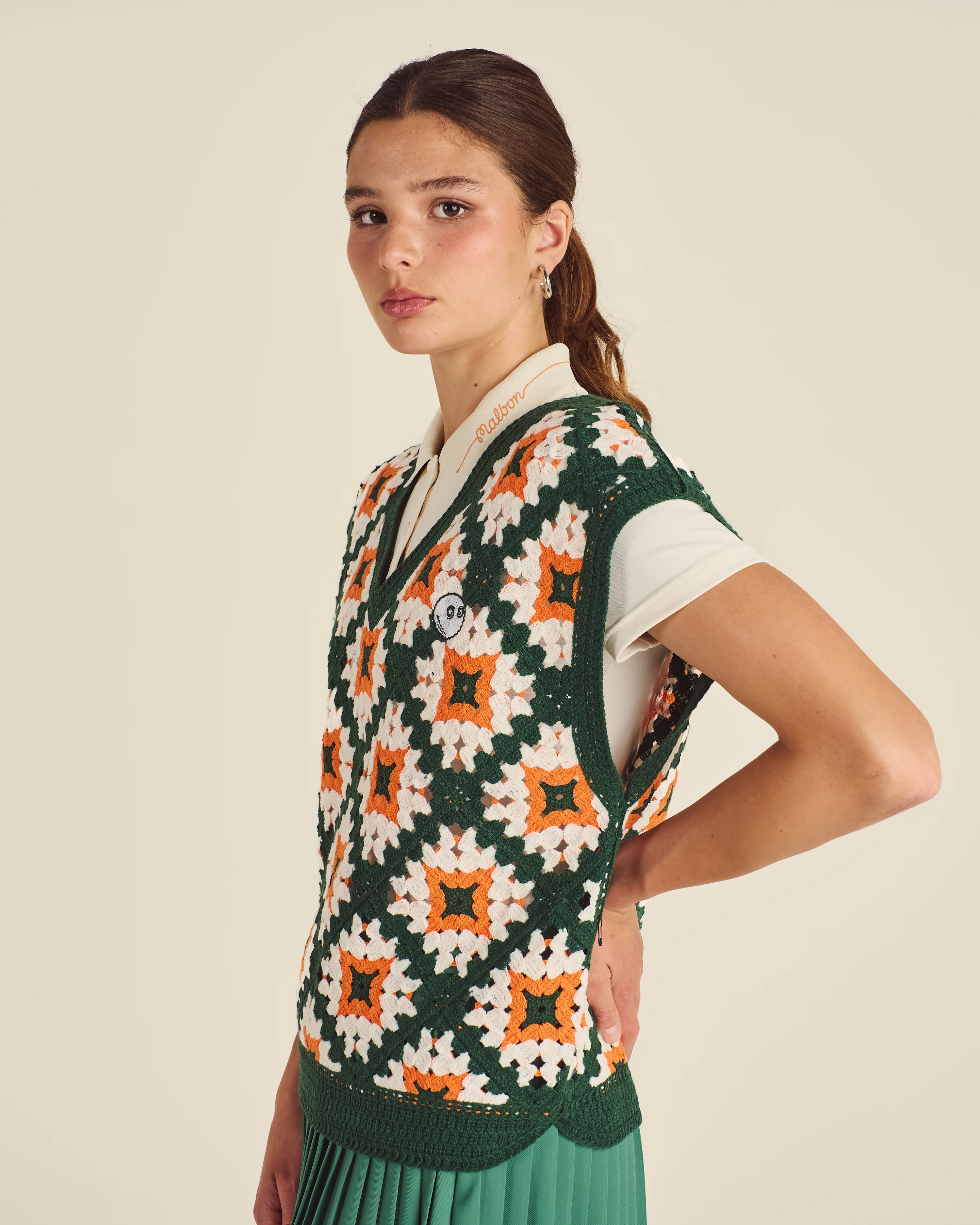 Malbon Bianca Knit Vest - Image 2