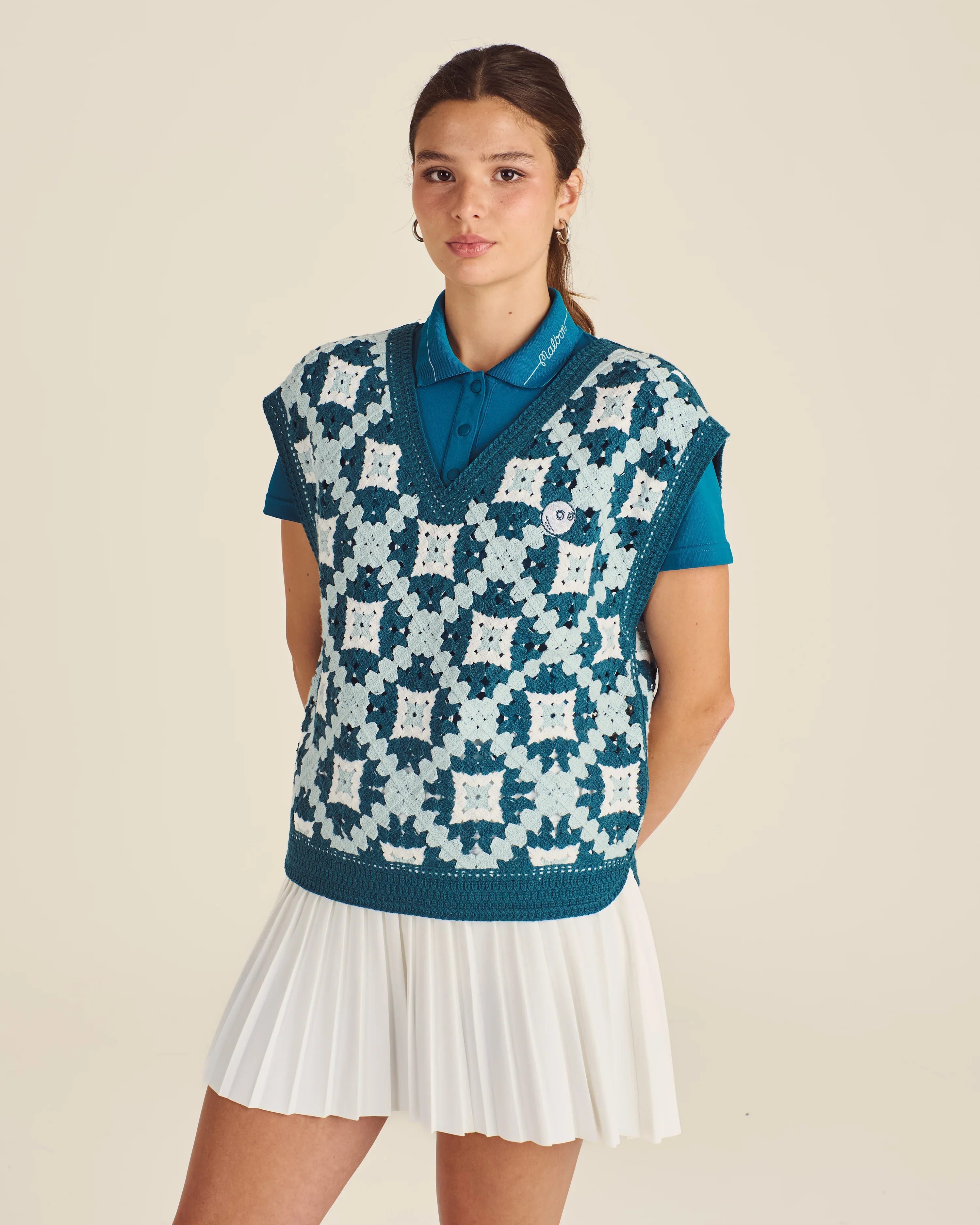Malbon Bianca Knit Vest - Image 4