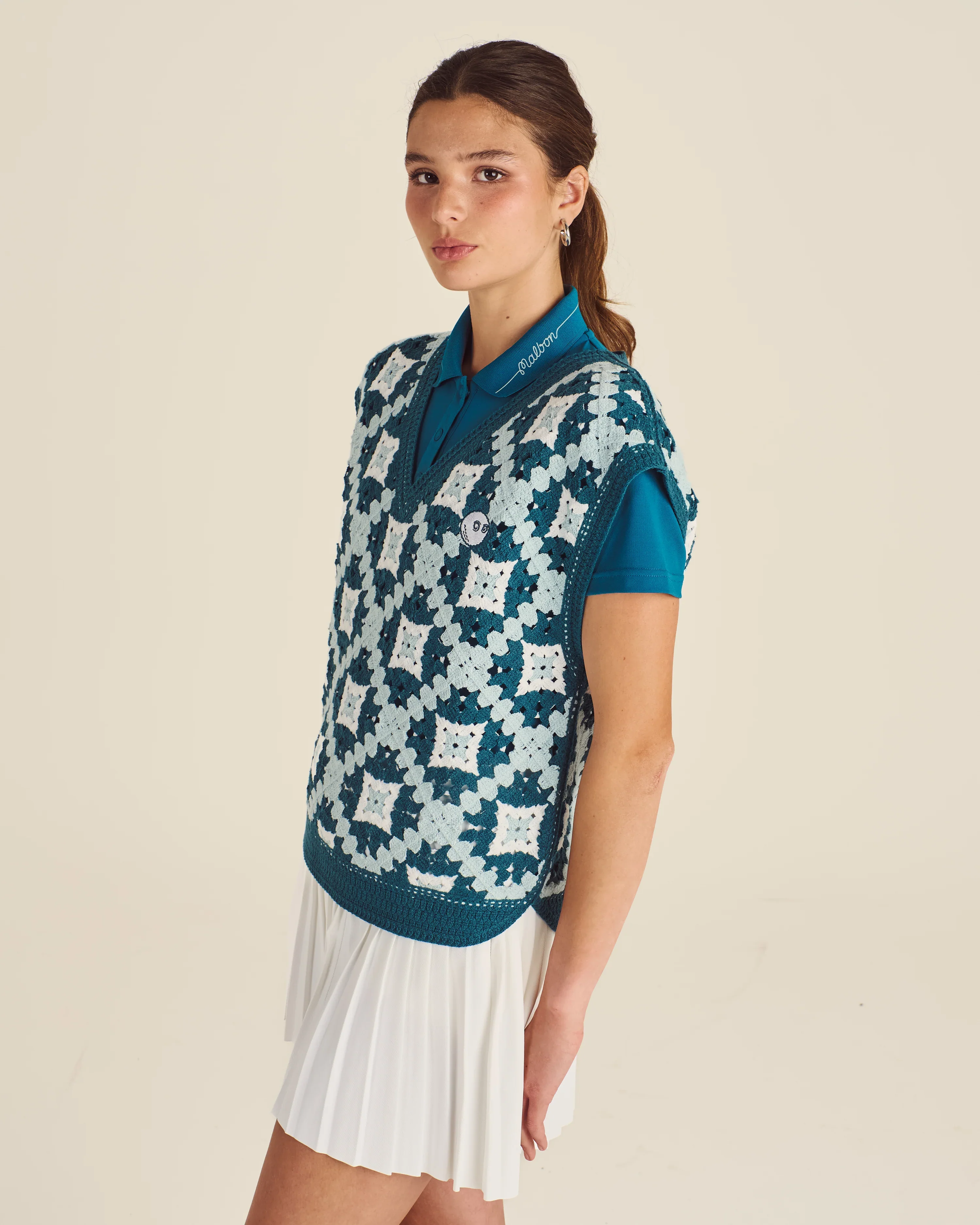 Malbon Bianca Knit Vest - Image 5
