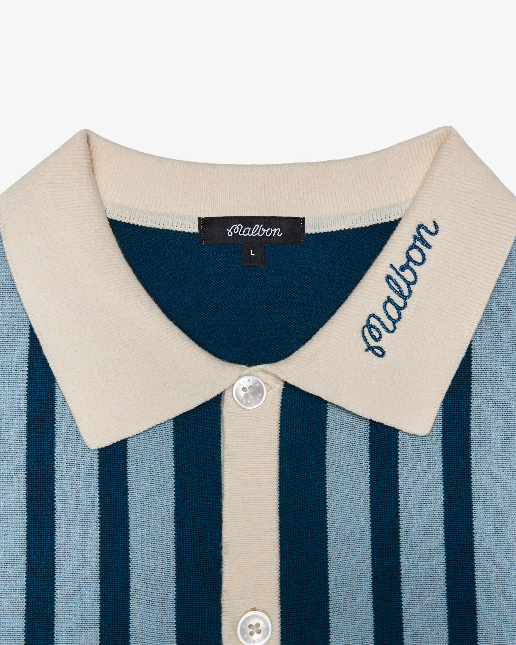 Malbon Gabbiano Knit Button Up - Image 11