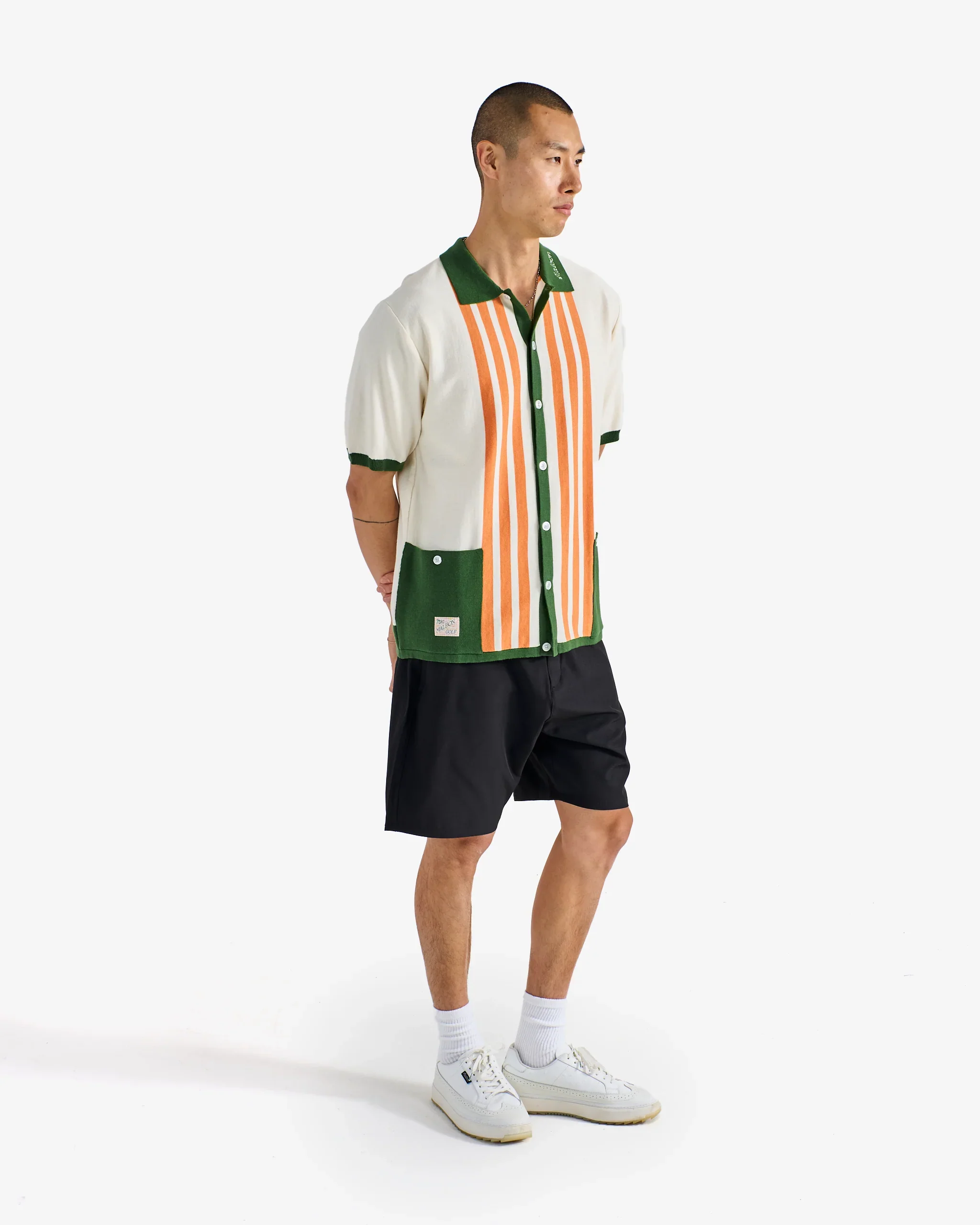 Malbon Gabbiano Knit Button Up - Image 4
