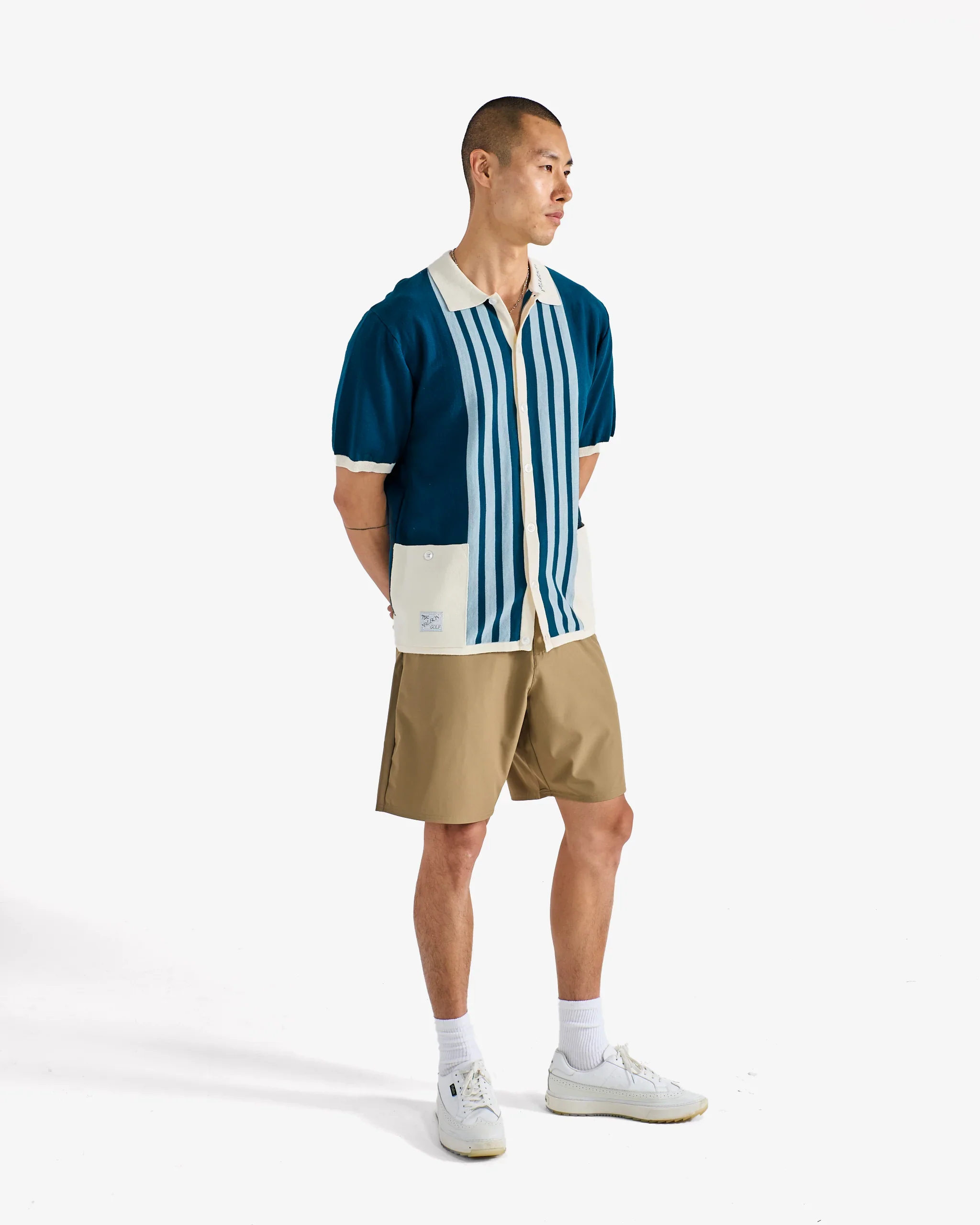 Malbon Gabbiano Knit Button Up - Image 8