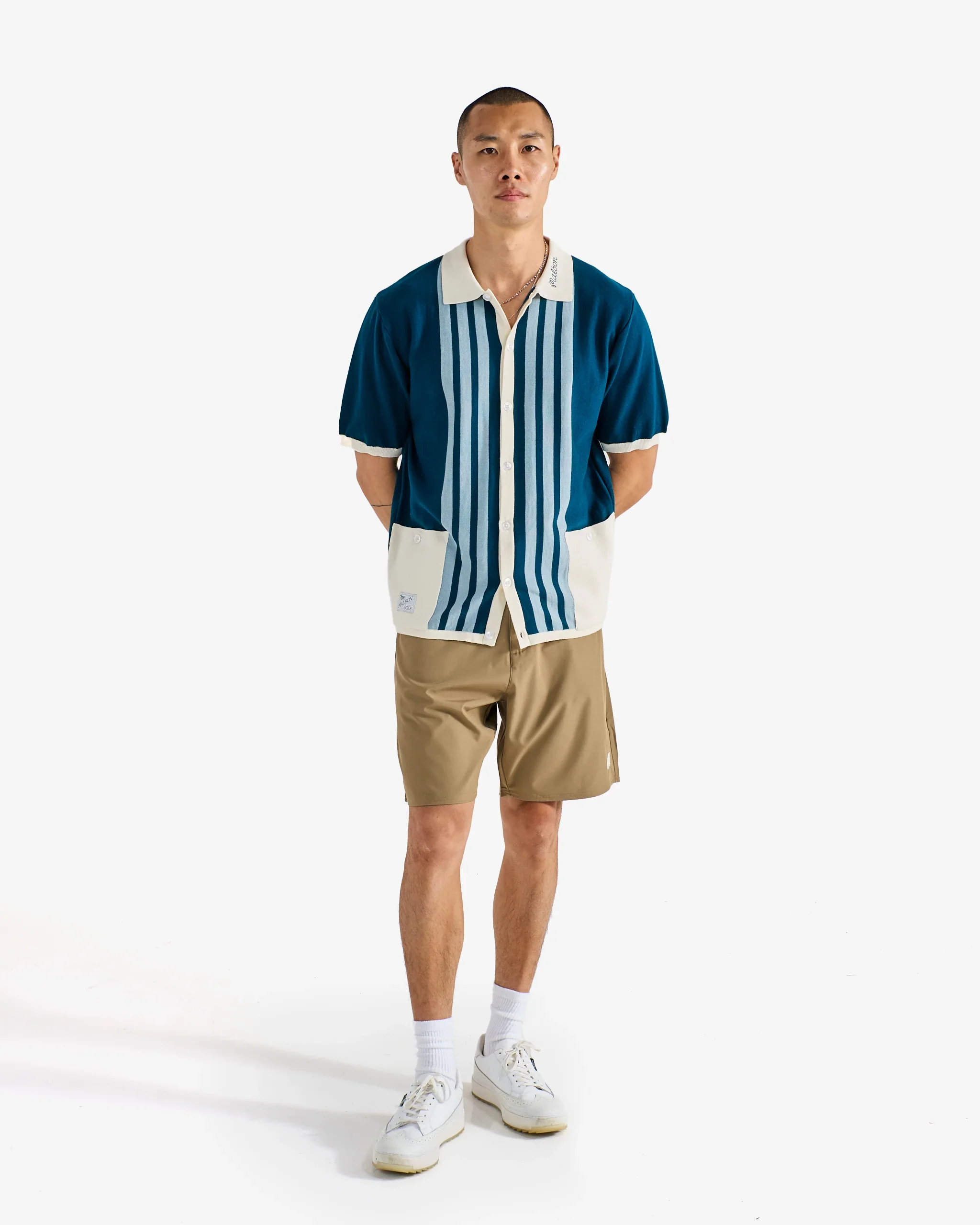 Malbon Gabbiano Knit Button Up - Image 9