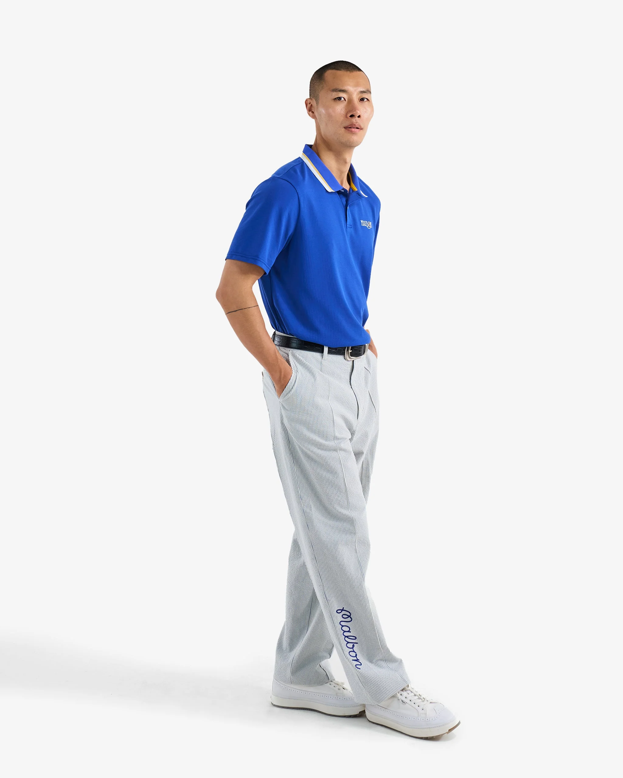 Malbon Grasse Pique Polo - Image 3