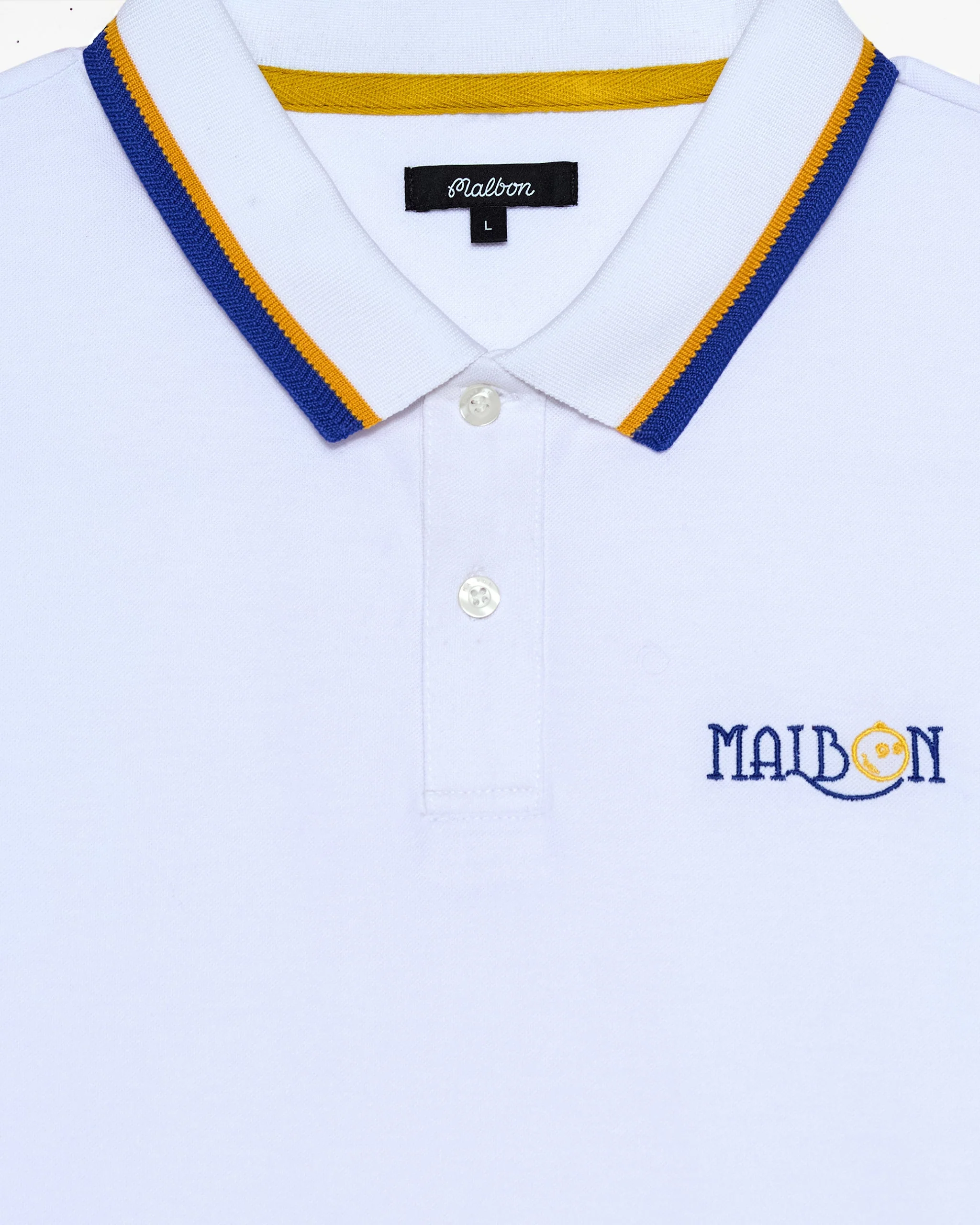 Malbon Grasse Pique Polo - Image 8