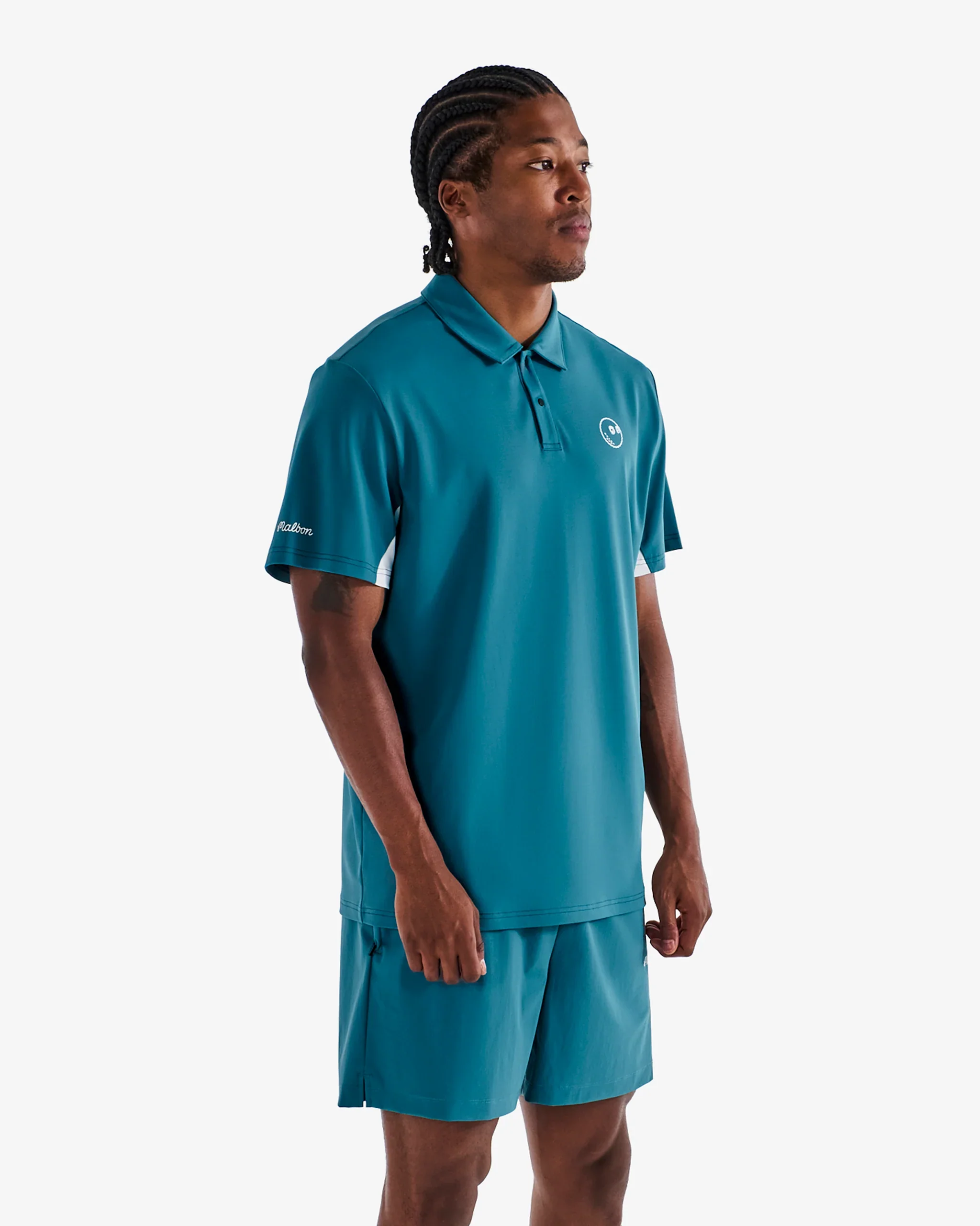 Malbon Performance Pique Collar Polo - Image 6
