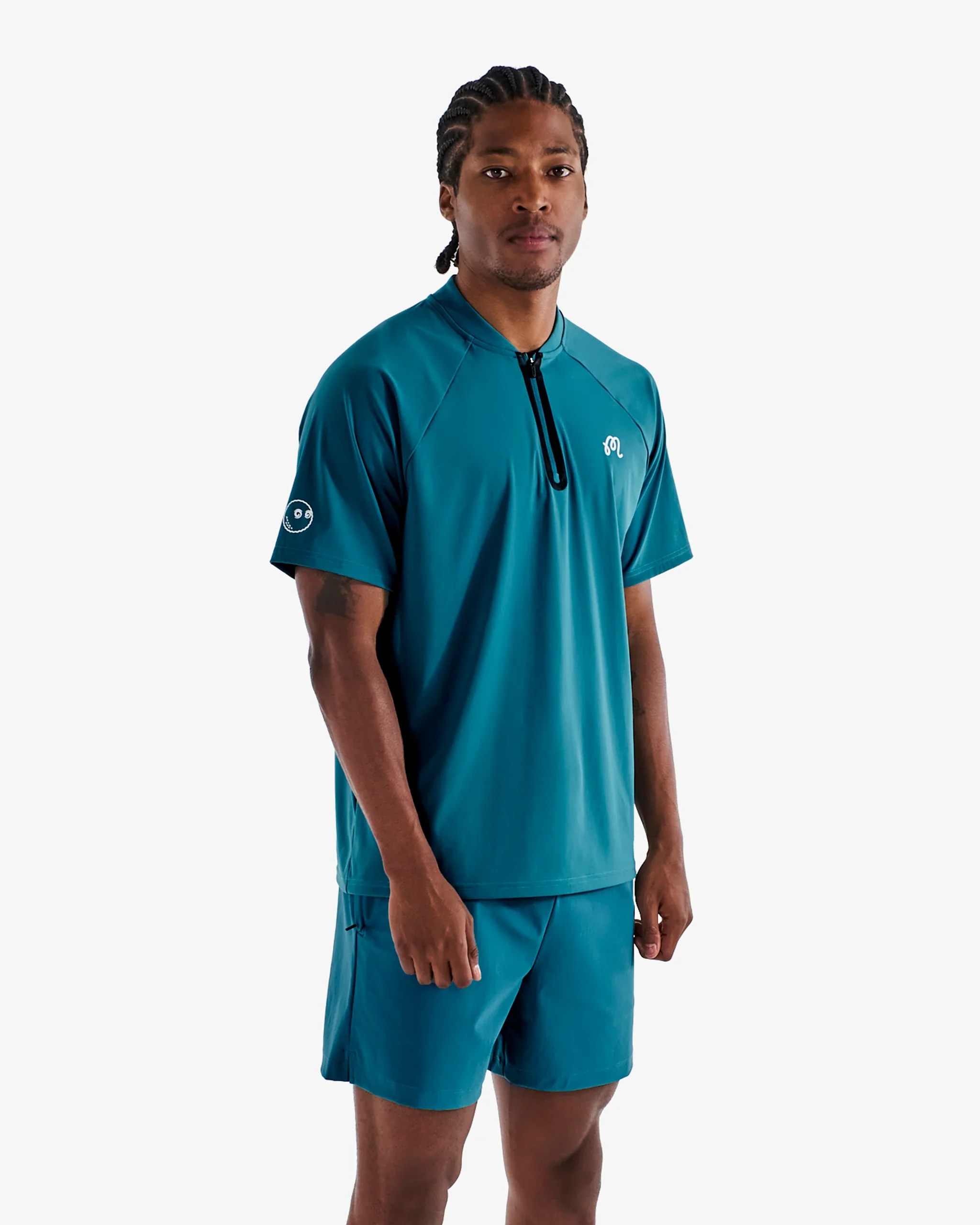 Malbon Performance Zip Blade Collar Polo - Image 4