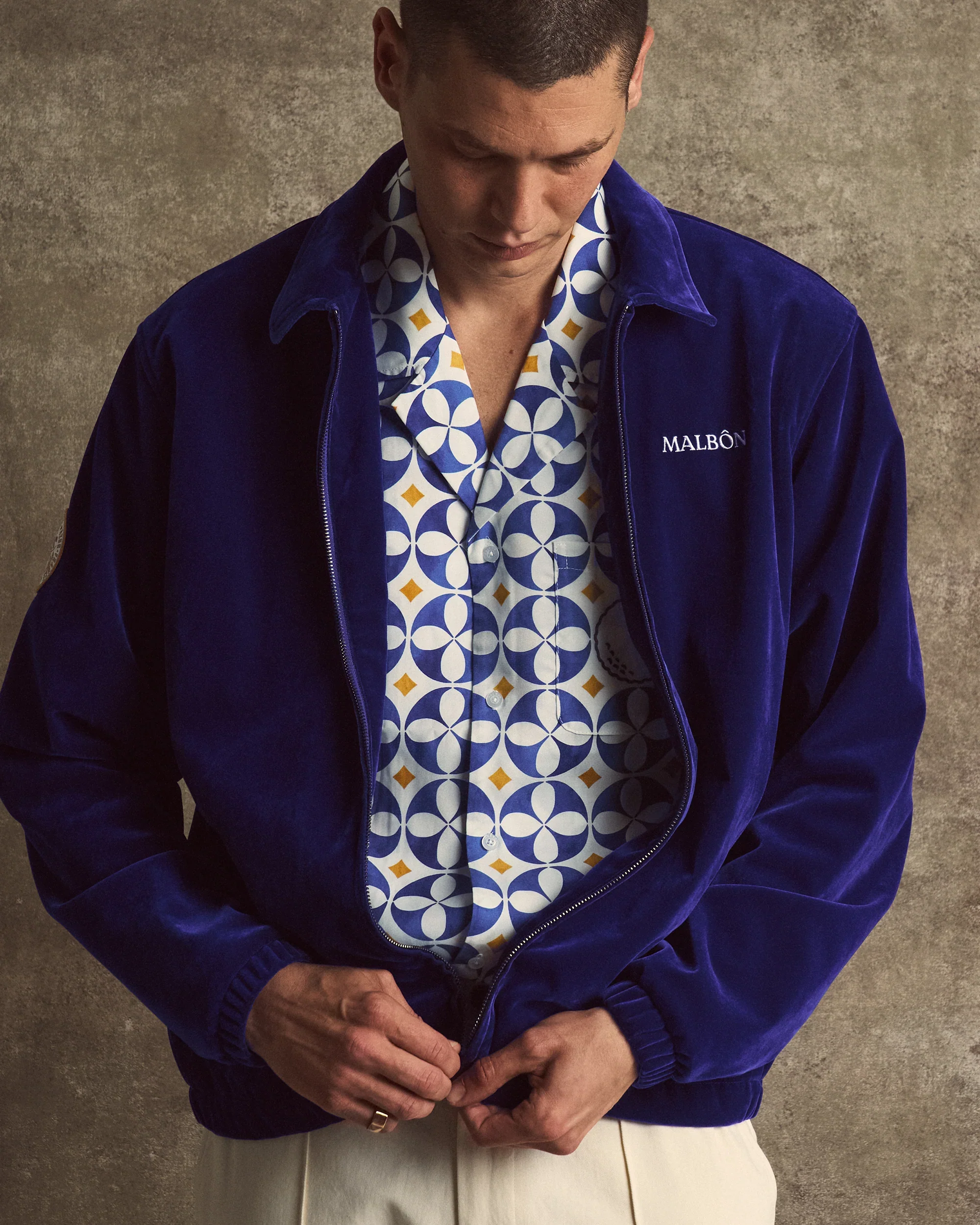 Malbon Riviera Camp Collar Shirt - Image 3