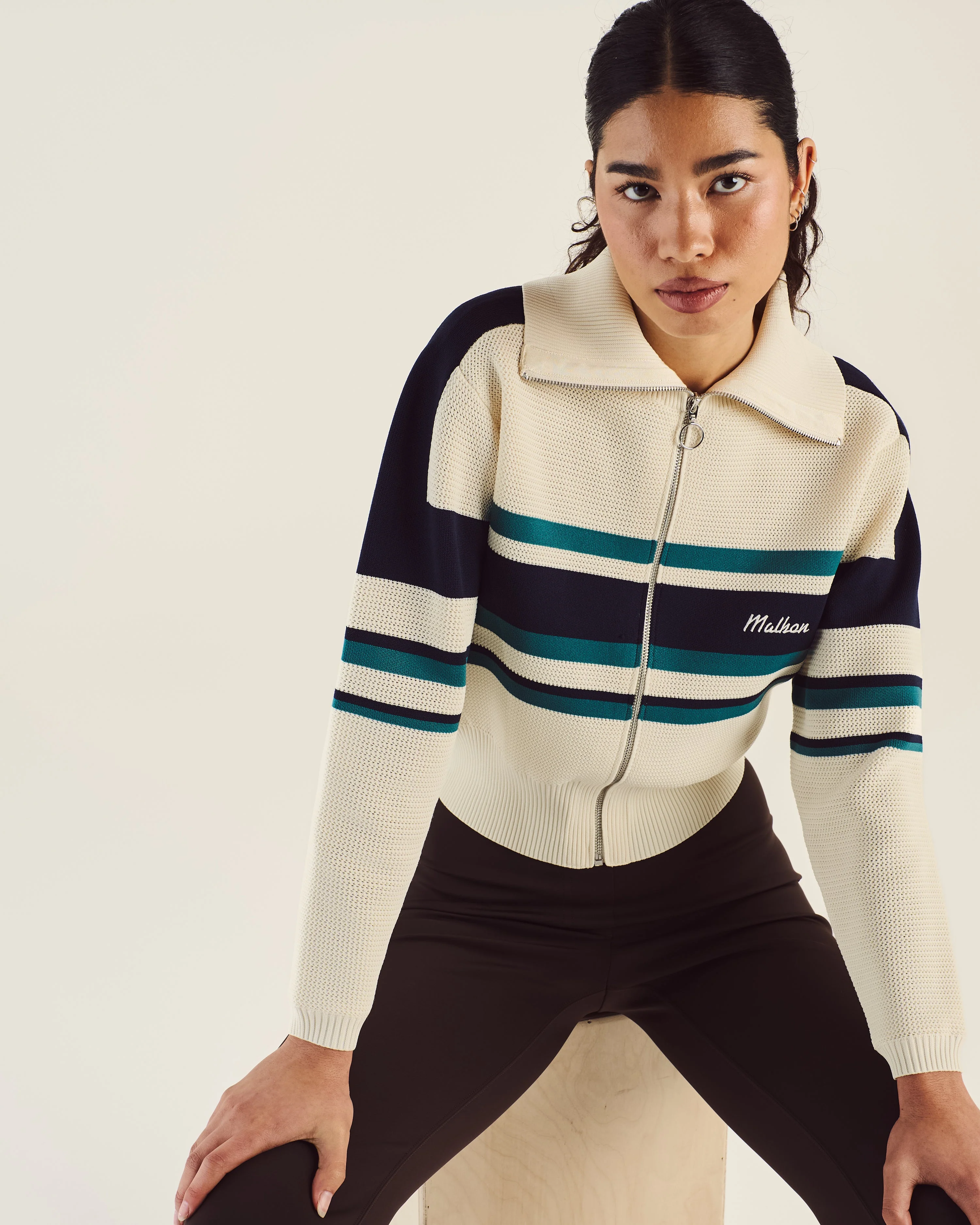 Malbon Simona Zip Up Jacket