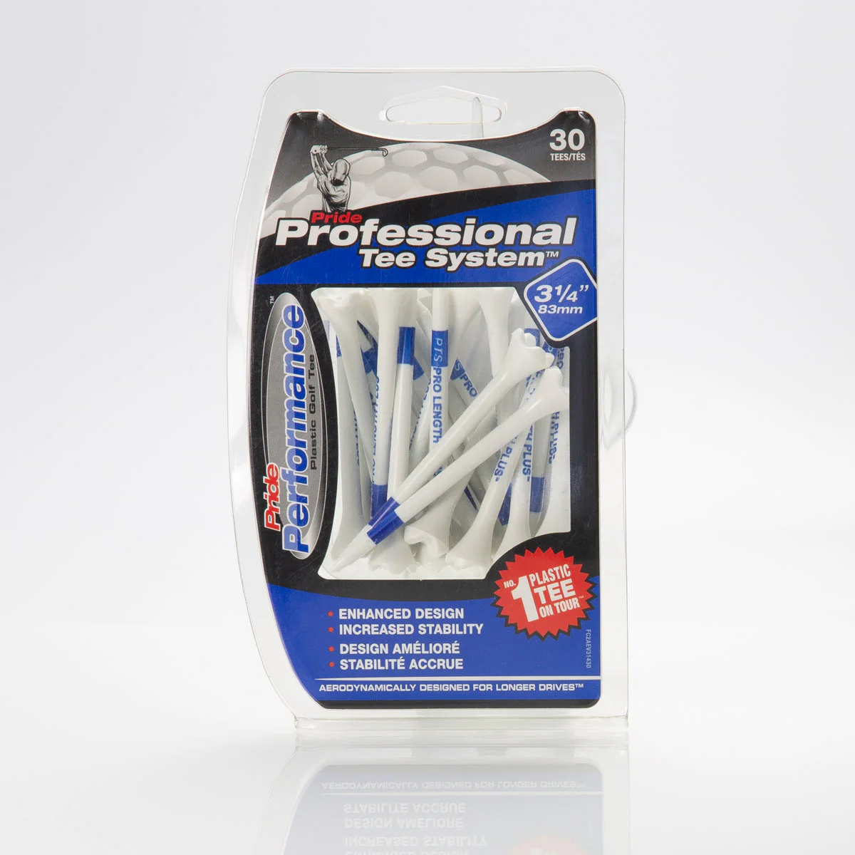 Pride Professional Golf Tees Plastic Golf Tees (Medium Pack) - Image 2