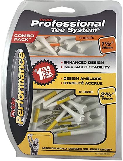 Pride Professional Golf Tees Plastic Golf Tees (Combo) - Image 2