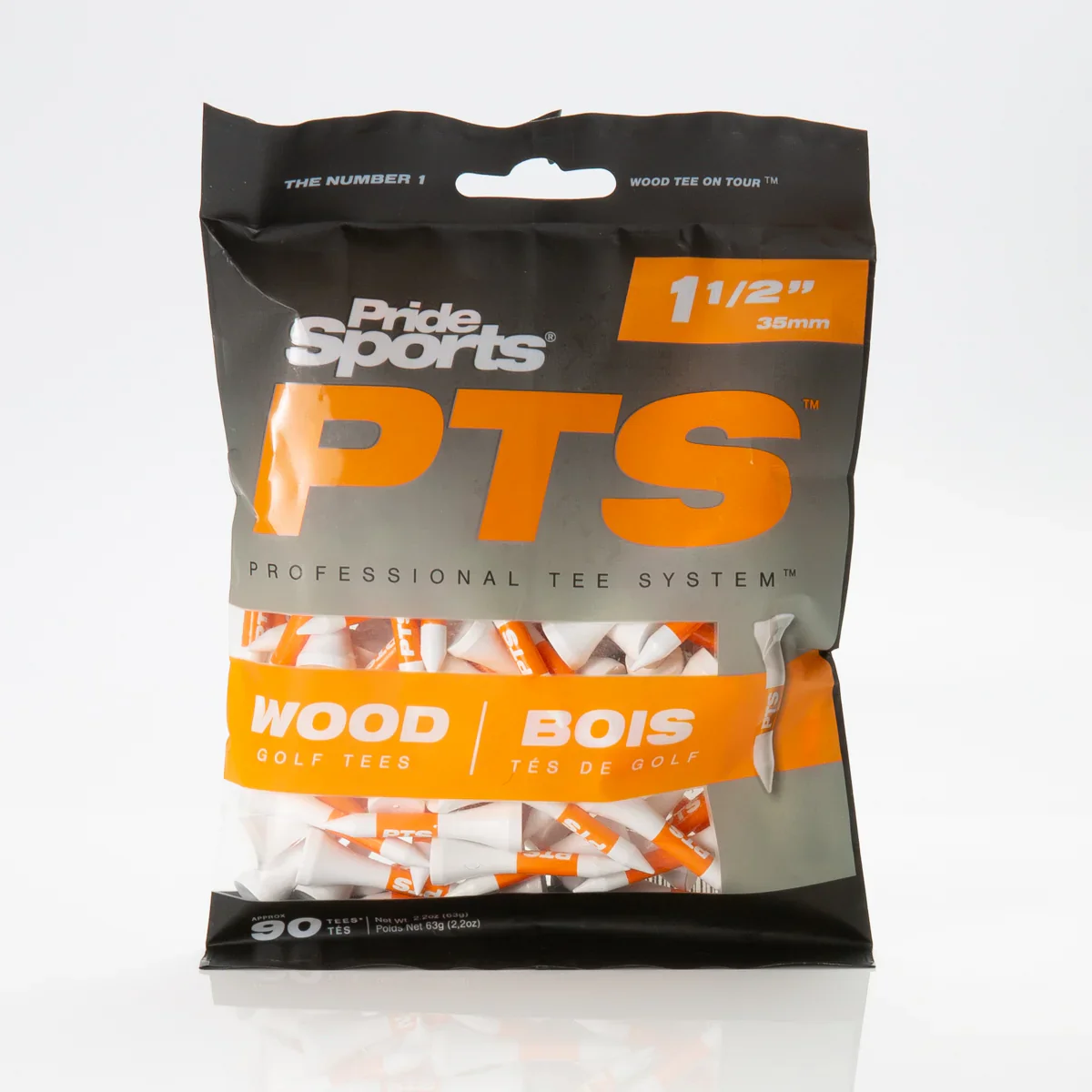 Pride Professional Tee System Wood Golf Tees (Large Pack) - Image 3