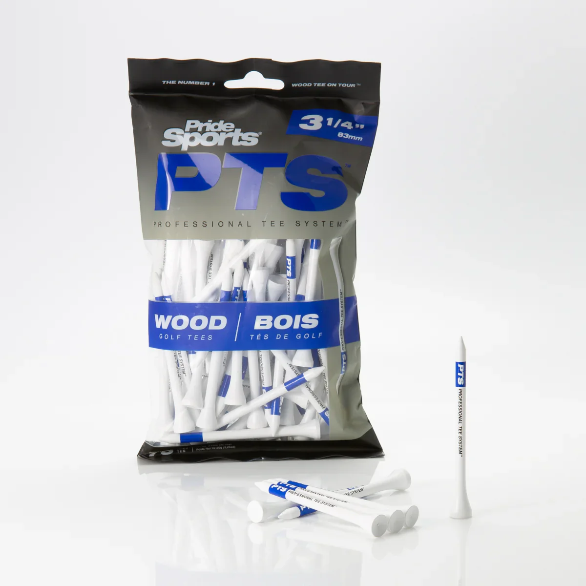 Pride Professional Tee System Wood Golf Tees (Large Pack) - Image 4