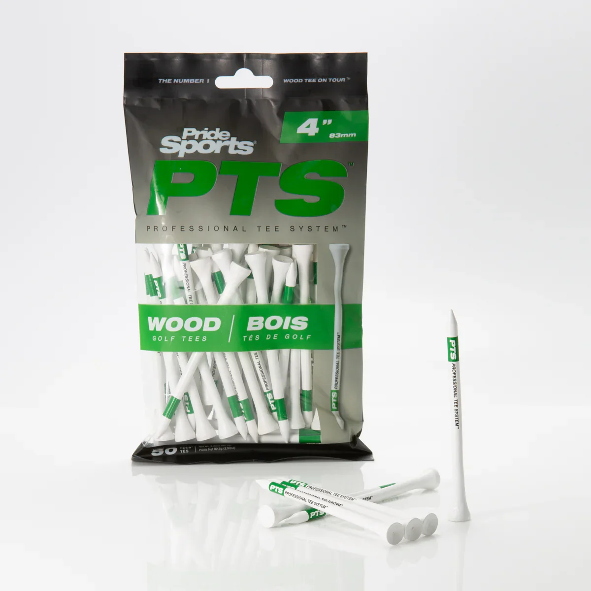 Pride Professional Tee System Wood Golf Tees (Large Pack) - Image 5