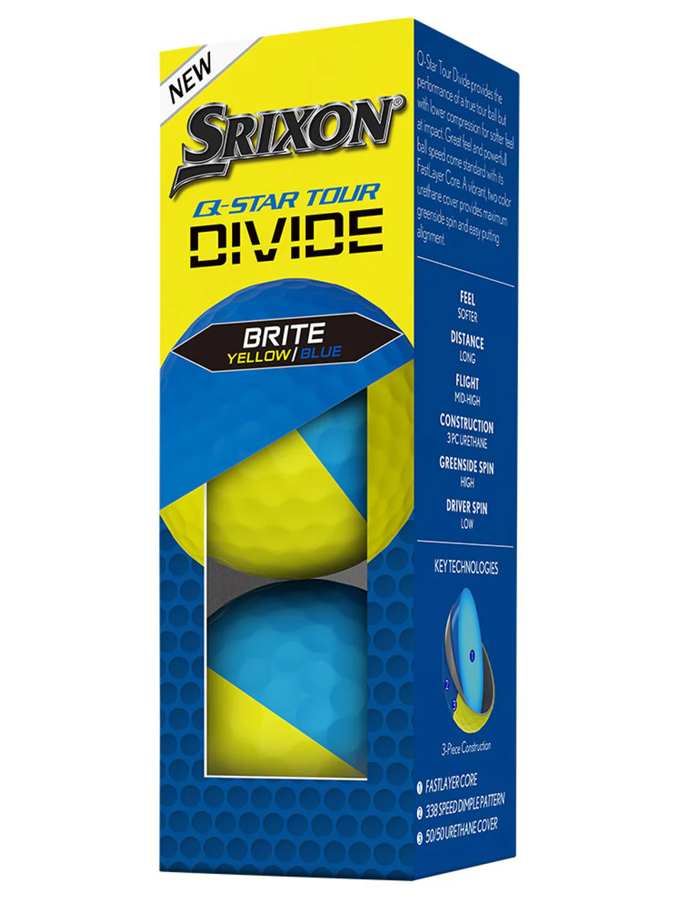 Srixon Q-Star Tour 5 Divide Golf Balls (1 dozen) 2024 - Image 2