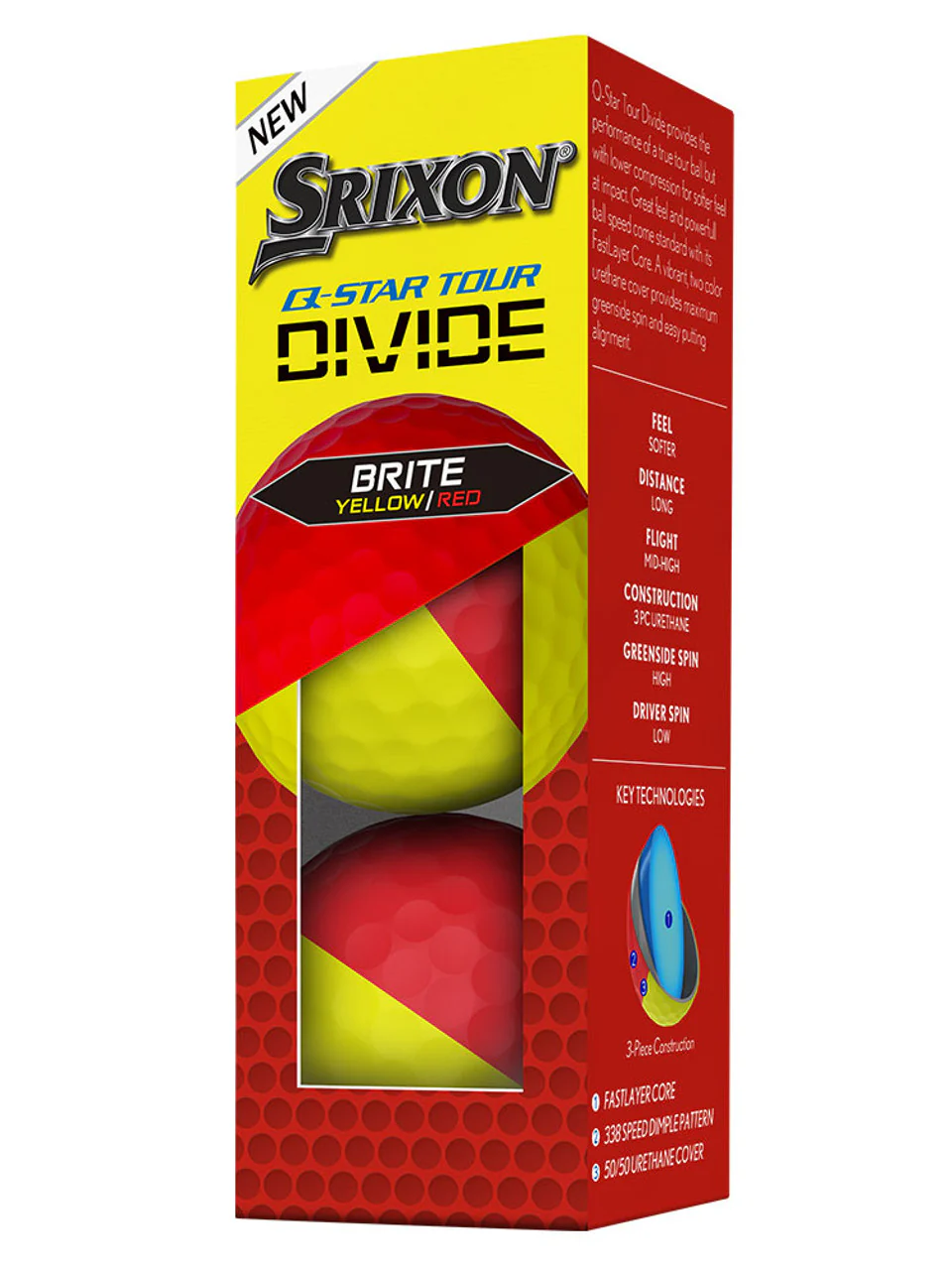 Srixon Q-Star Tour 5 Divide Golf Balls (1 dozen) 2024 - Image 6