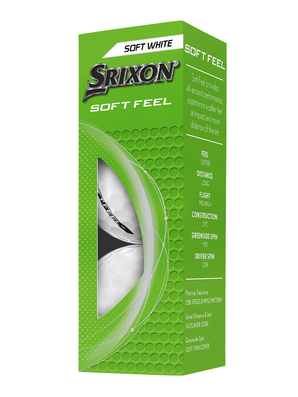 Srixon Soft Feel Golf Balls White (2025) - Image 3