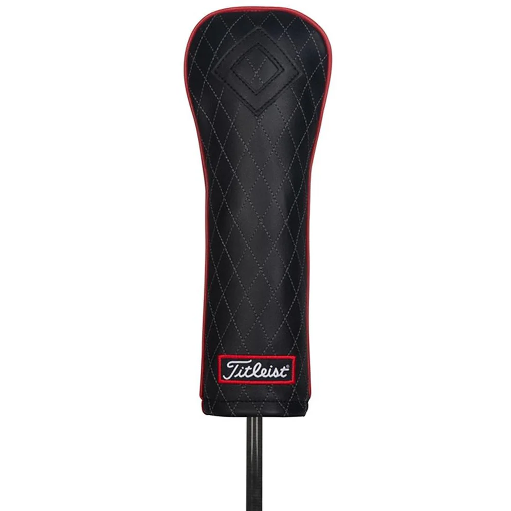 Titleist Jet Black Leather Fairway Wood Headcover - Image 3