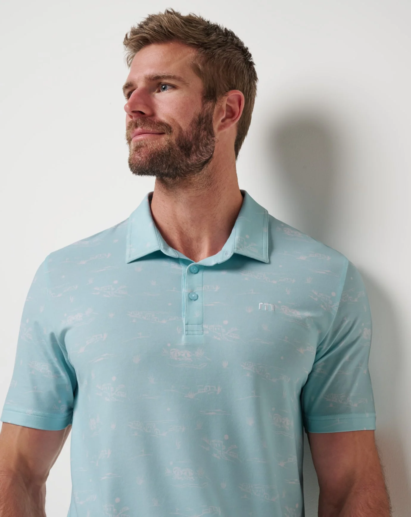 Travis Mathew Featherweight City Polo - Image 5