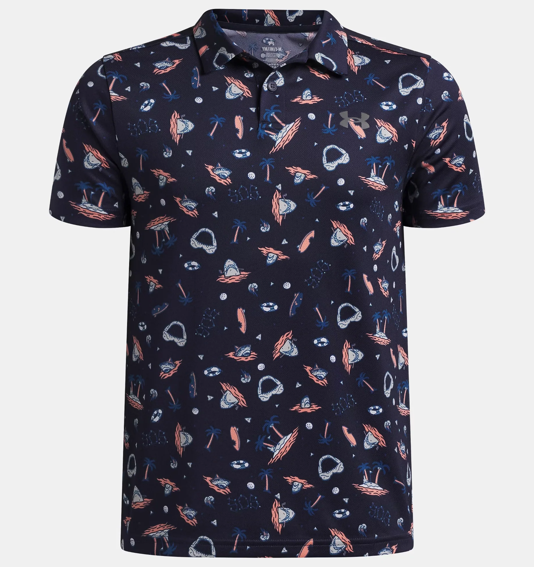 Under Armour Matchplay Printed Youth Polo - Image 7