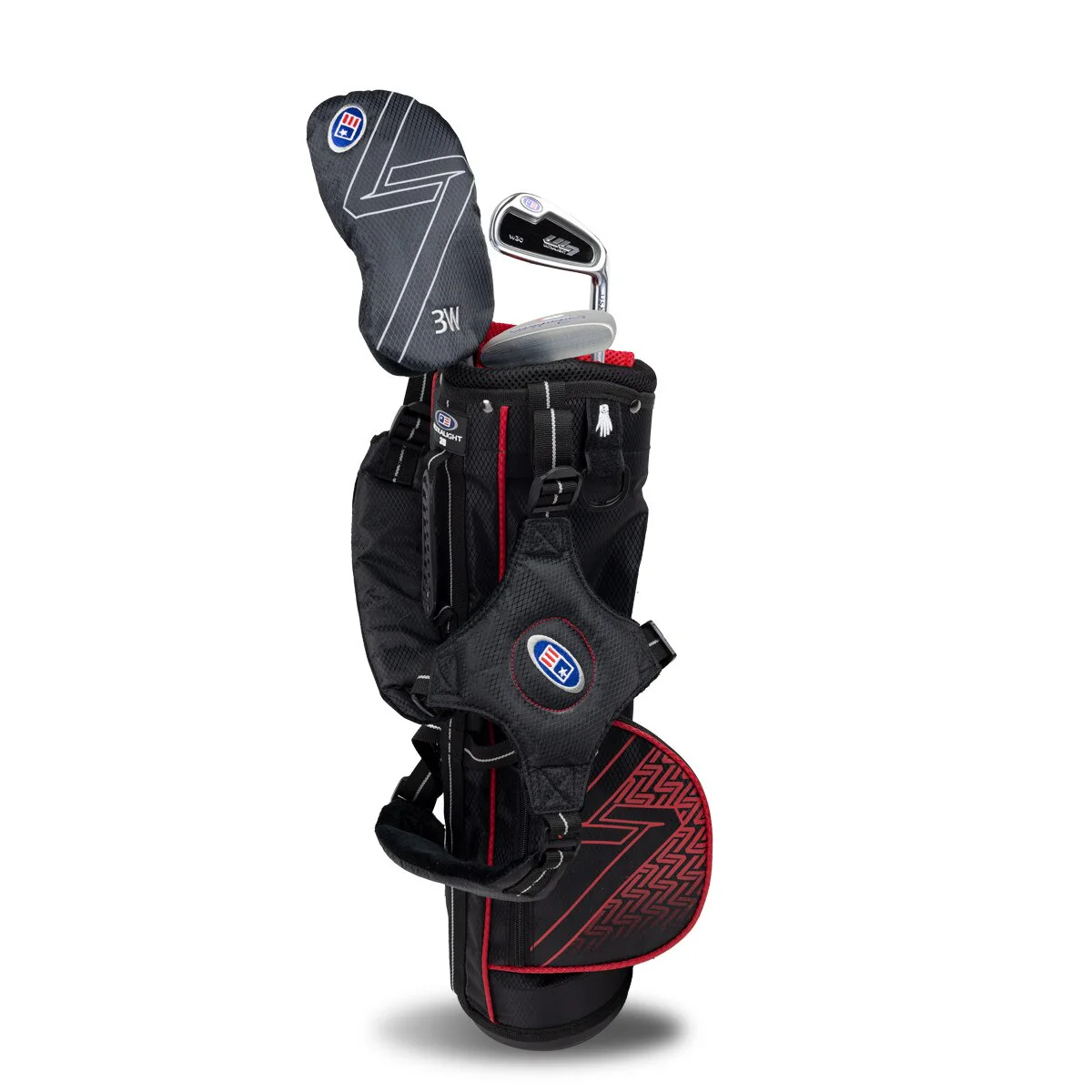 US Kids Golf Ultralight 7-39 3 Club Stand Set RH