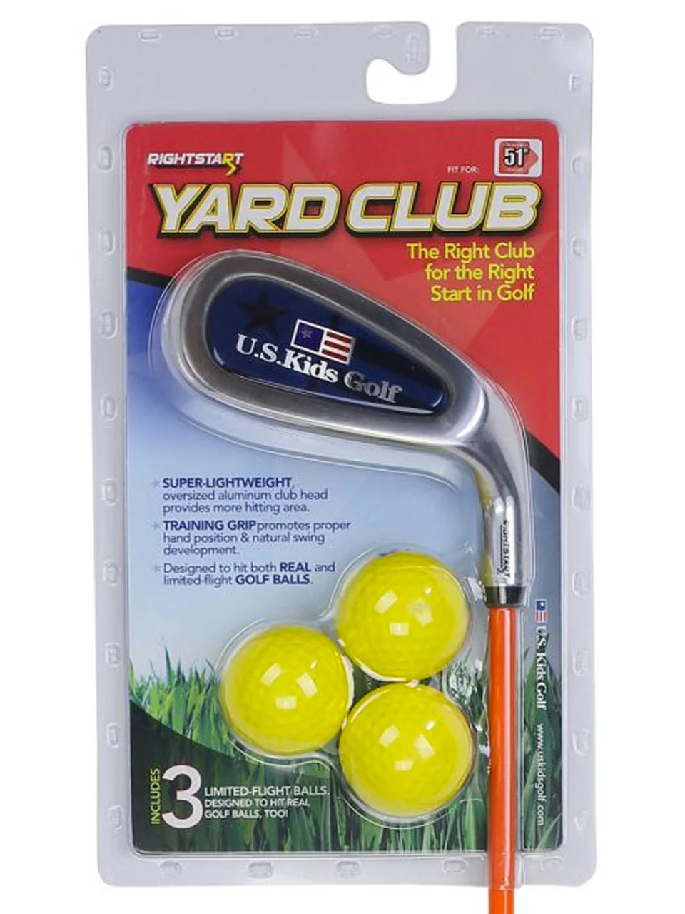 US Kids RS51 Training Yard Club with 3 Yard Balls - Image 2