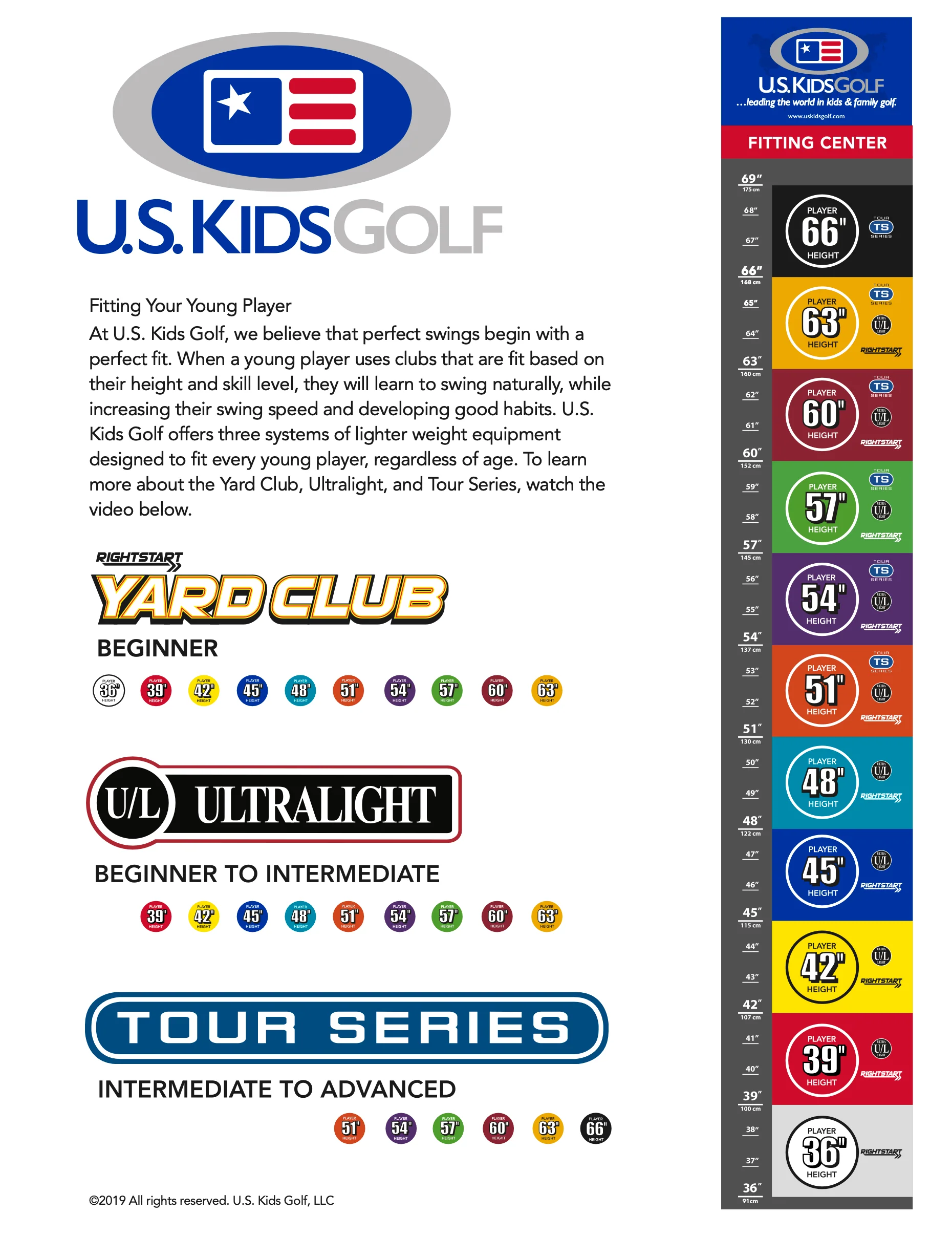 US Kids RS42 Training Yard Club with 3 Yard Balls - Image 4